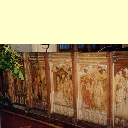 Loddon, Holy Trinity, Medieval Screen